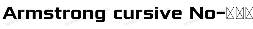 Armstrong cursive No字体转换